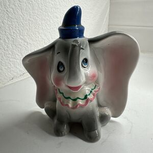 Vintage Walt Disney Porcelain Dumbo Figurine Gift Baby Room Decor